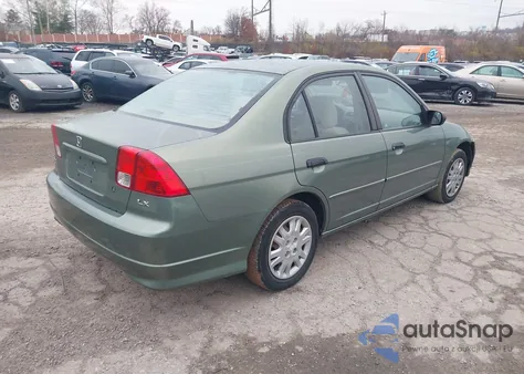 2004 Honda Civic Lx z USA, uszkodzony, nr VIN 2HGES16534H514307